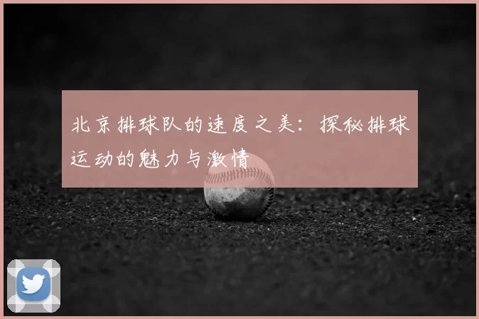 北京排球队的速度之美:探秘排球运动的魅力与激情